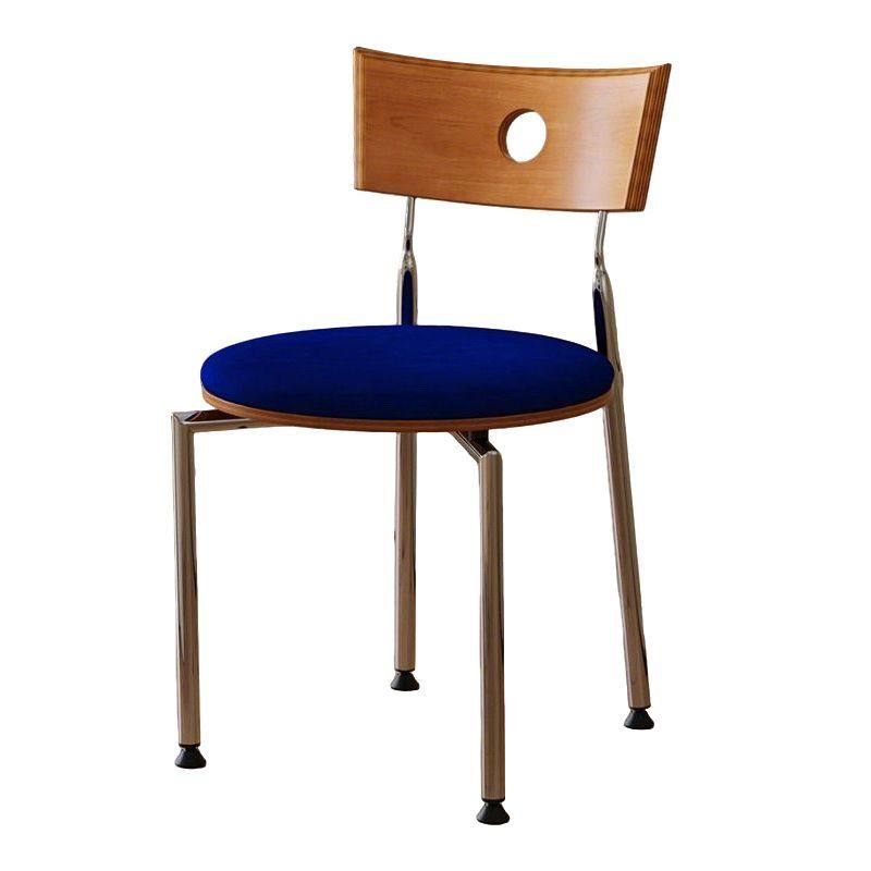 轻中古风餐椅复古不锈钢咖啡厅椅子轻奢设计师贝格椅家用靠背椅,淘宝优惠券,粉丝福利购,淘宝优惠卷