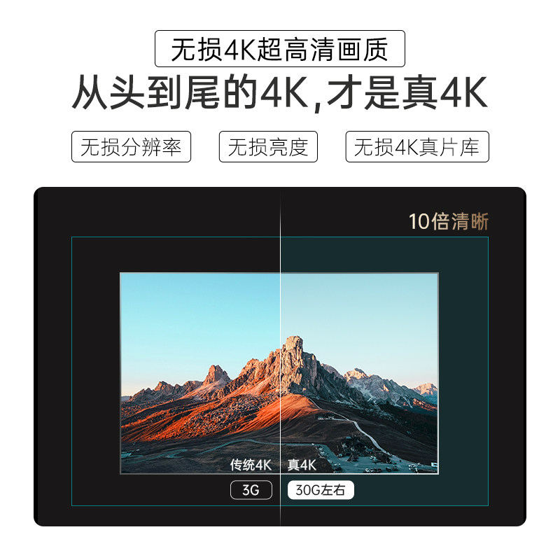 【极米rs pro 2】家用智能4k投影仪 极米科技投影机