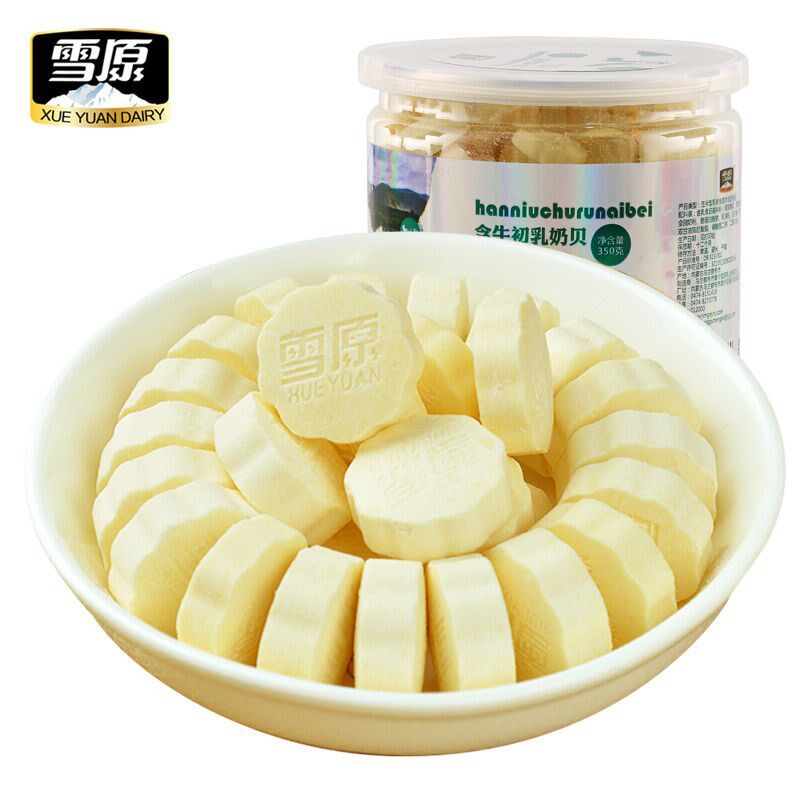 奶贝含牛初乳内蒙古牛奶片350g奶酪 潘生老铺奶片