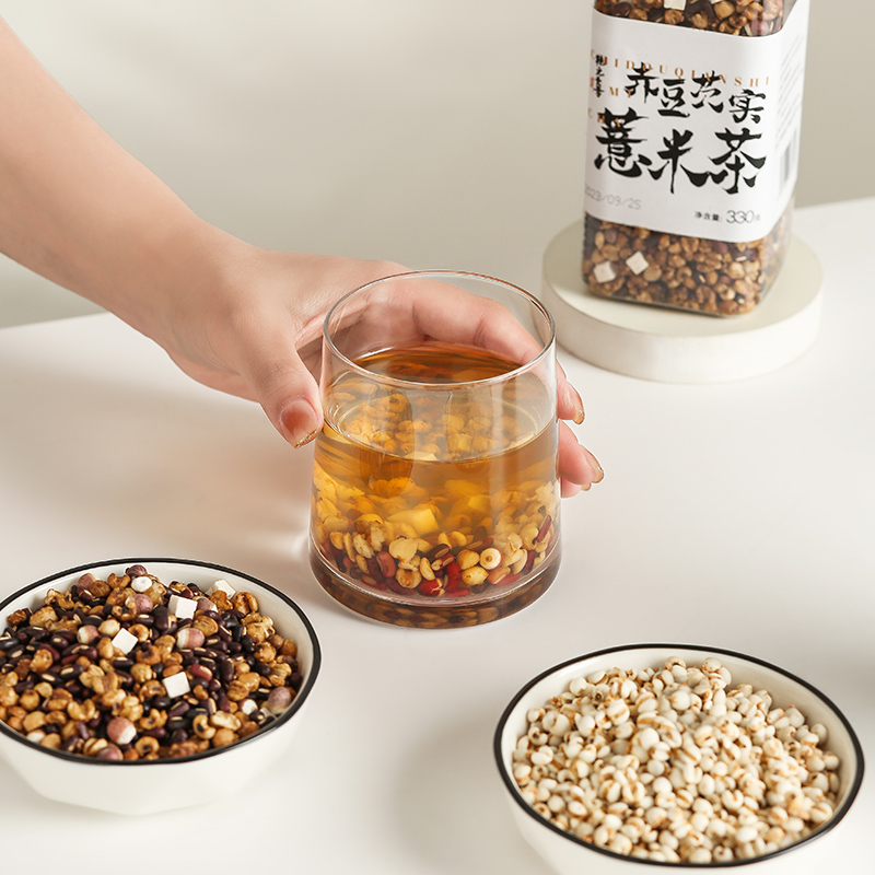 【夏台凤推荐】正宗三蒸三晒炒熟赤小豆茯苓芡实薏米湿茶养生茶