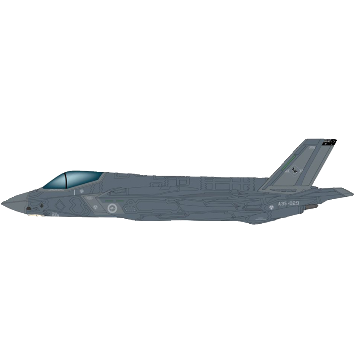 2月 HA4435 F35战斗机 F-35A 第75中队,RAAF Base Tindal,2022年 - 图3