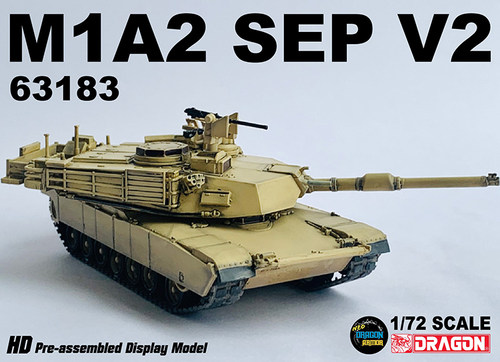 威龙 63183 M1A2 SEP V2 美国M1A2 SEP V2艾布拉姆斯主战坦克模型 - 图2