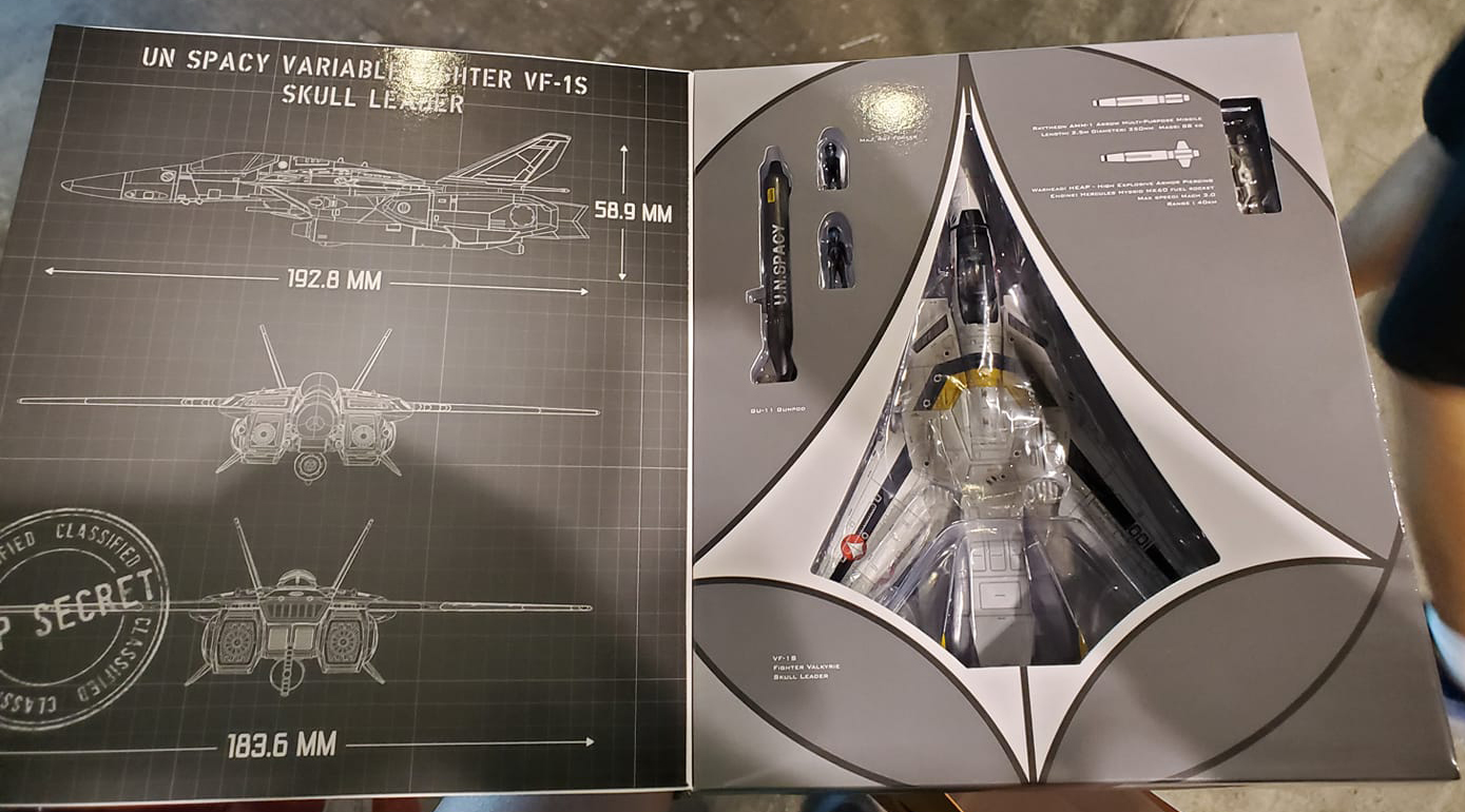 Calibre Wings 1/72太空堡垒VF-1S Valkyrie Robotech战损限定版-图2