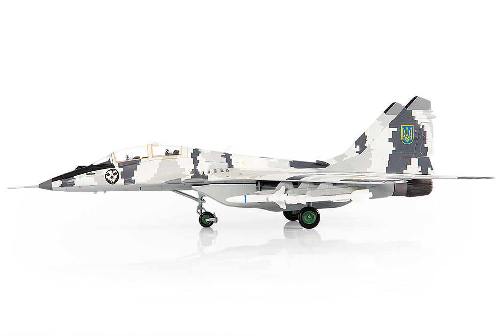 JCWINGS 米格29战斗机 MIG29 乌克兰空军 数码迷彩合金成品模型