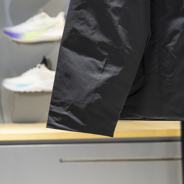 Li Ning warm standing collar short men's down jacket