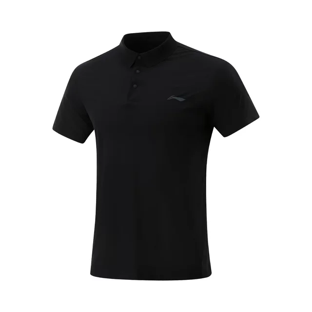 Li Ning short-sleeved POLO shirt with icy feel and comfortable sun protection