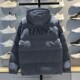 Li Ning warm hooded short men's down jacket