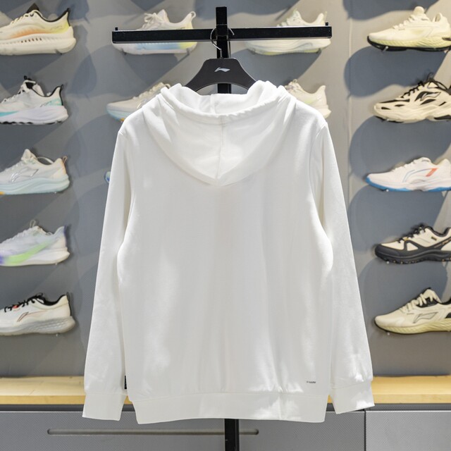 Li Ning men's hooded and warm pullover sweatshirt