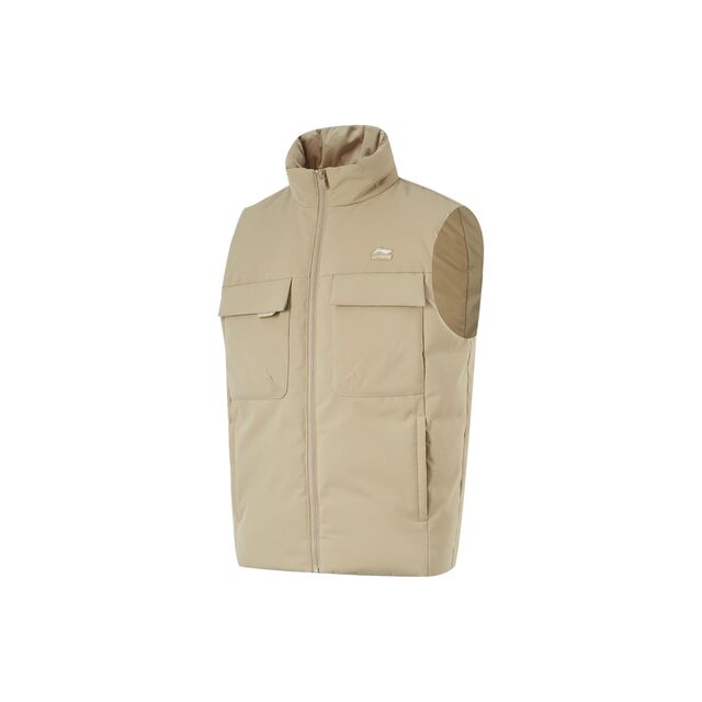 Li Ning down vest men's warm loose duck down