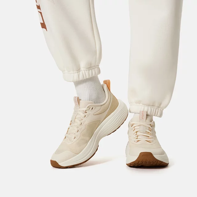 Li Ning cushioning women's lace-up SOFT casual shoes