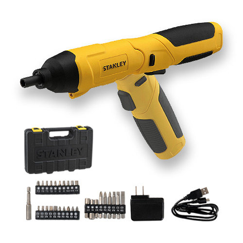 【直播】史丹利电动充电式迷你螺丝刀 史丹利五金电动螺丝批