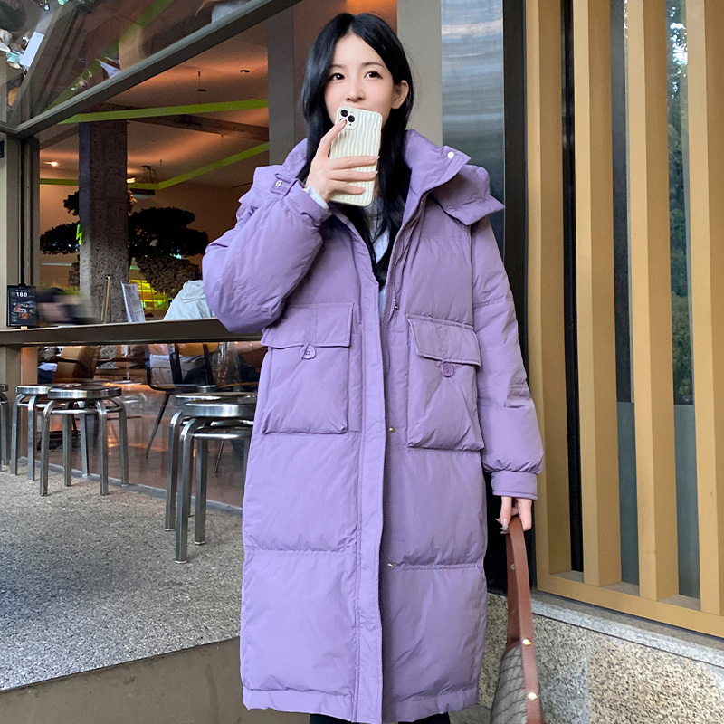 2024新冬季长款羽绒服女超长过膝加厚宽松软乎乎奶油风保暖外套潮_阔以原创服饰_女装/女士精品-第2张图片-提都小院