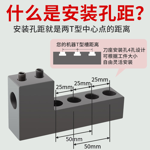 数控车床刀座排刀架机床辅助刀机U钻内孔正反刀座单边钻孔刀架 - 图0