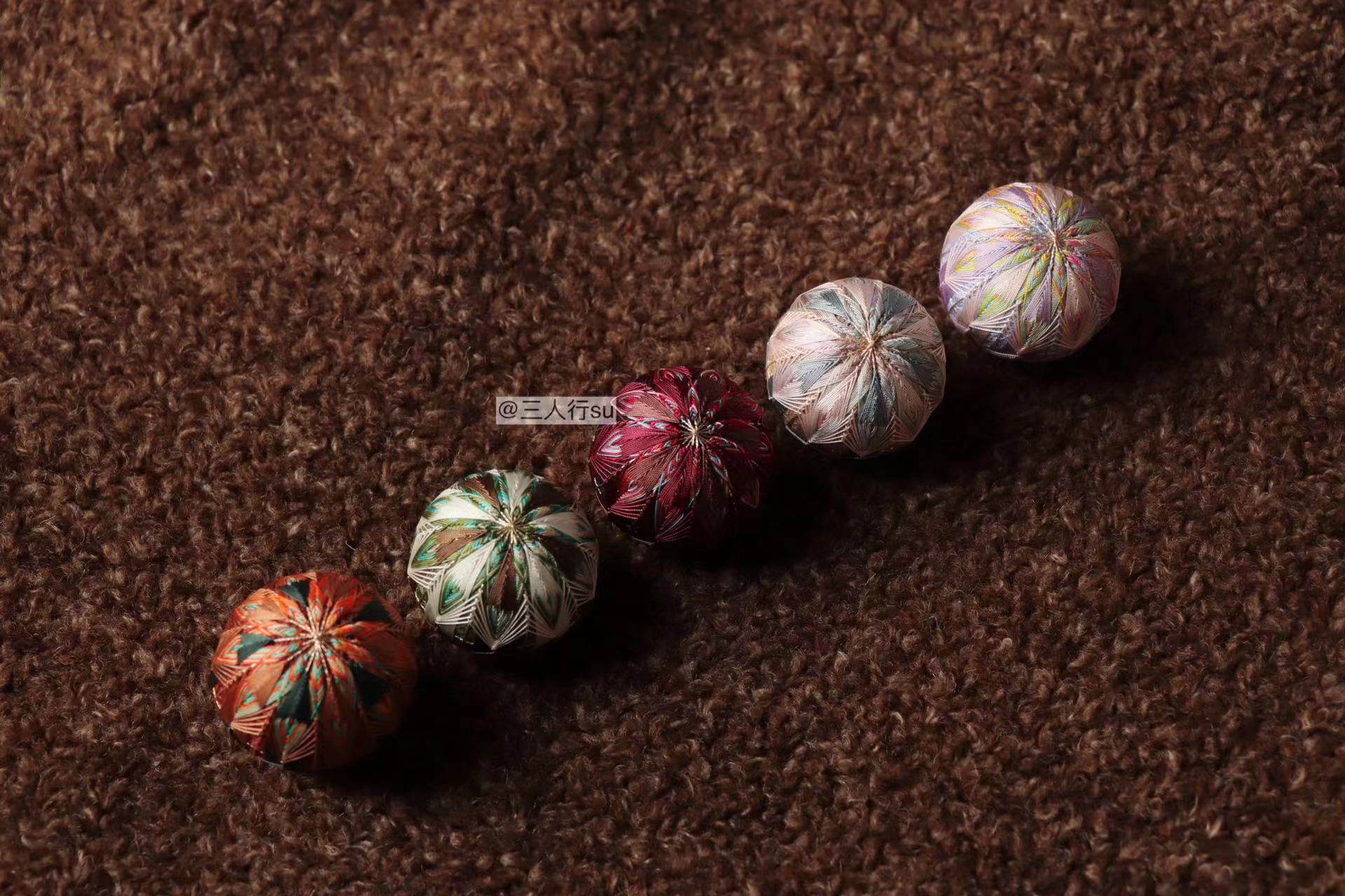 春日街景 手鞠球车挂材料包 球体直径4cm不含素球 生日礼物伴手礼,淘宝优惠券,粉丝福利购,淘宝优惠卷