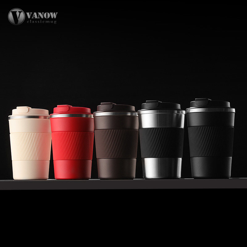 Vanow咖啡杯男士便携陶瓷内胆不锈钢车载随行保温水杯子2025新款,淘宝优惠券,粉丝福利购,淘宝优惠卷