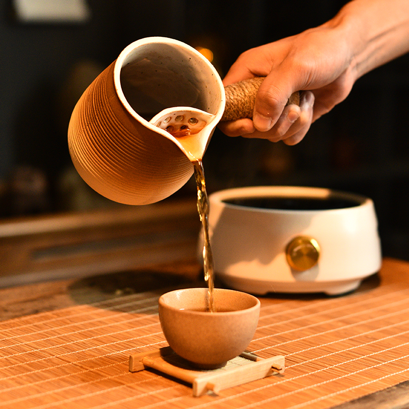 陶迷围炉煮茶电陶炉罐罐烤奶大容量侧把壶云南烤奶茶罐套装可干烧 - 图3