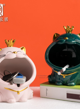 可爱烟灰缸陶迷一物多用
