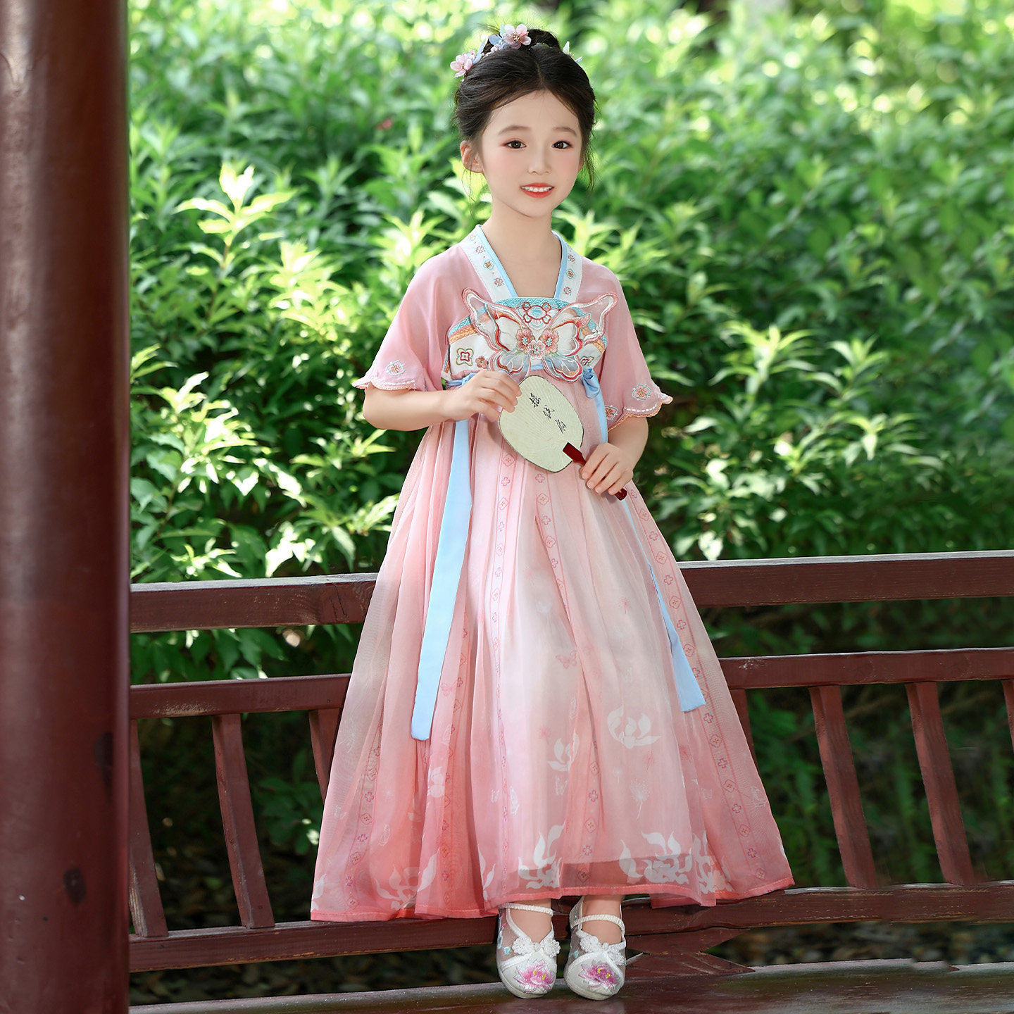 女童汉服夏季2025新款儿童高端仙气飘逸公主连衣裙女宝国风襦裙,淘宝优惠券,粉丝福利购,淘宝优惠卷