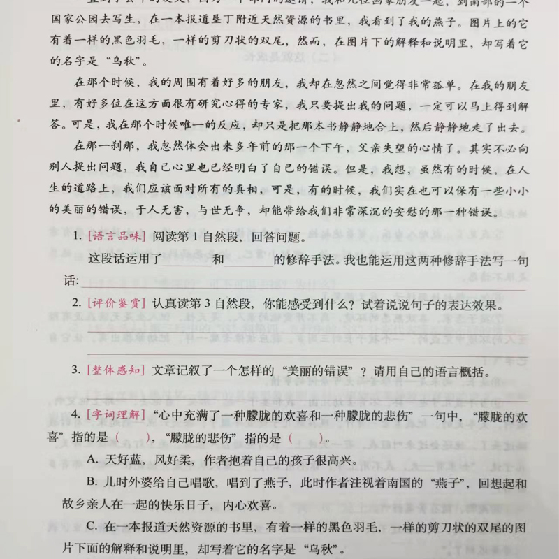 名校直通车系列小升初语文阅读核心能力100练 小学毕业升学冲刺必刷卷 - 图3