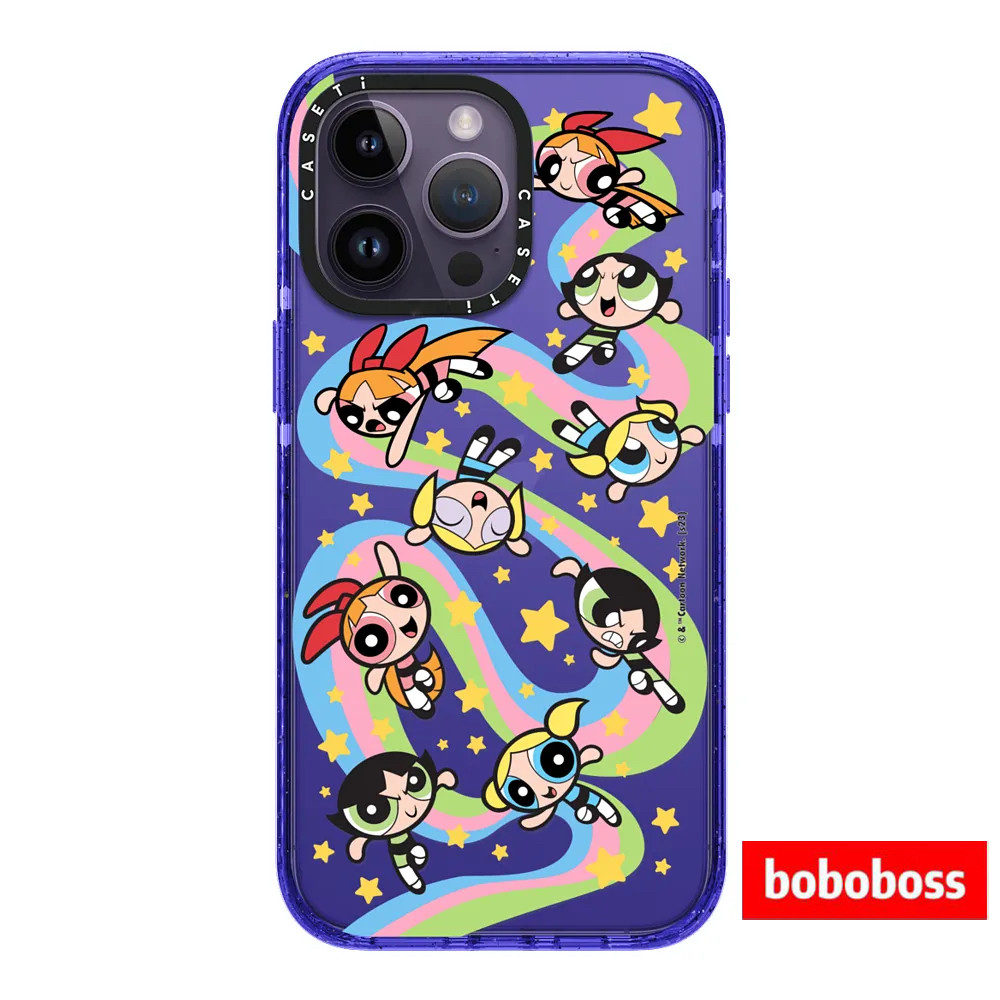 case源厂！飞天小女警联名三姐妹彩虹满印magsafe适用于iPhone16/15/14/13/Plus/Pro/Max防摔磁吸透明手机壳,淘宝优惠券,粉丝福利购,淘宝优惠卷