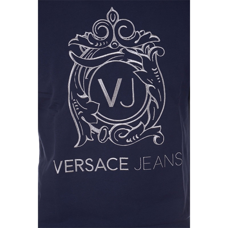 男士versace jeans精品蓝色卫衣 意大利网尚海外卫衣