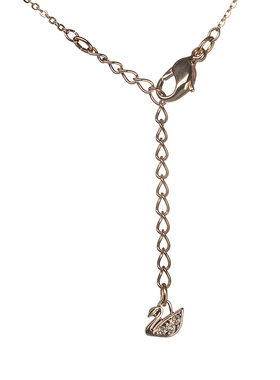 Swarovski青少年项链水晶黑天鹅