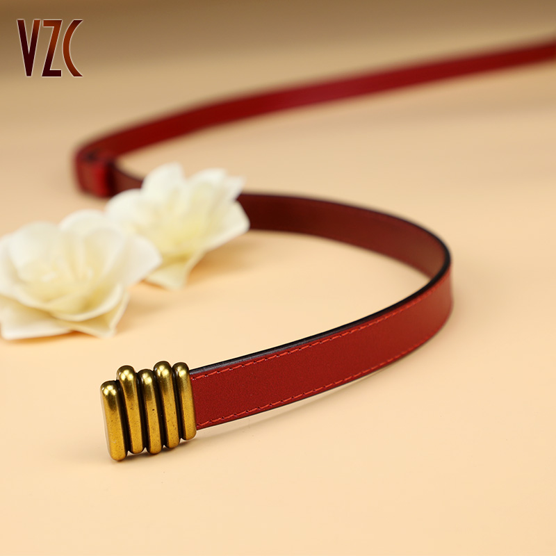 女真皮细装饰配连衣裙子风衣腰带 vzc腰带/皮带/腰链
