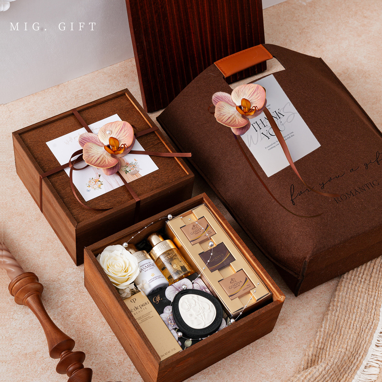 森系伴手礼女伴娘高端木盒礼物婚礼回礼姐妹礼盒小众高级实用礼品,淘宝优惠券,粉丝福利购,淘宝优惠卷