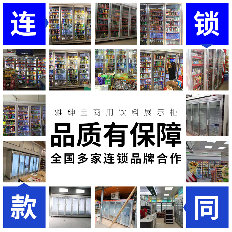 雅绅宝饮料冷藏展示柜商用超市便利店冷饮柜摆摊冰柜保鲜水柜冰箱-图2