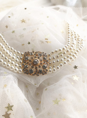 合金合金镀金女夸张个性项链多层