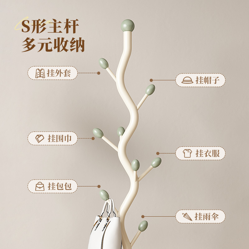 挂衣架落地卧室空间利用神器意式主卧轻奢高级法式衣架床边衣帽架 - 图2