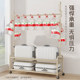 Floor-standing clothes drying rack for home movable bedroom