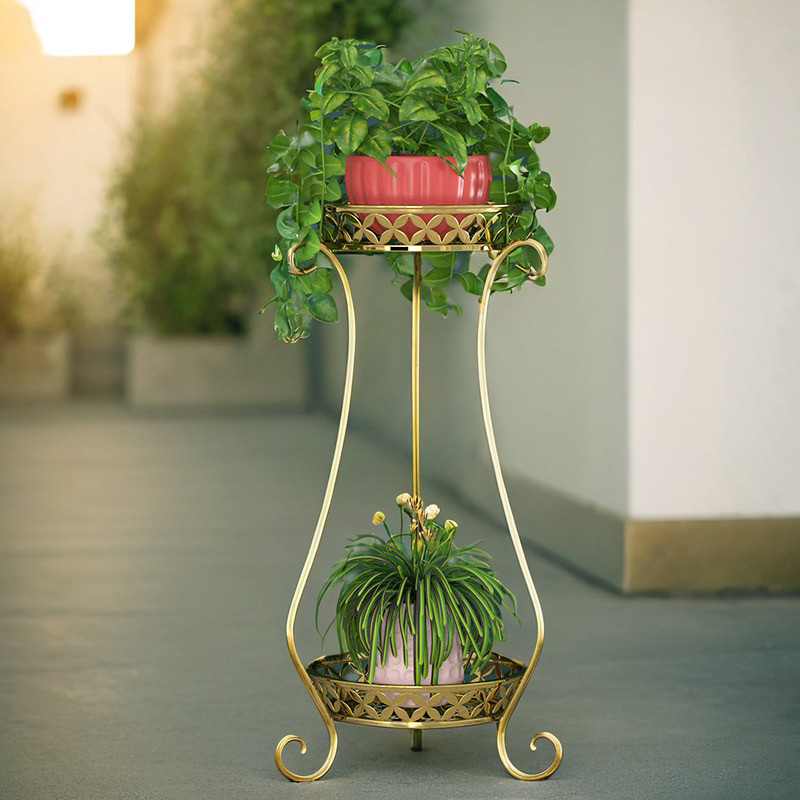 多肉绿萝铁艺花架阳台客厅办公室吊兰盆栽架室内落地式花盆多层架,淘宝优惠券,粉丝福利购,淘宝优惠卷