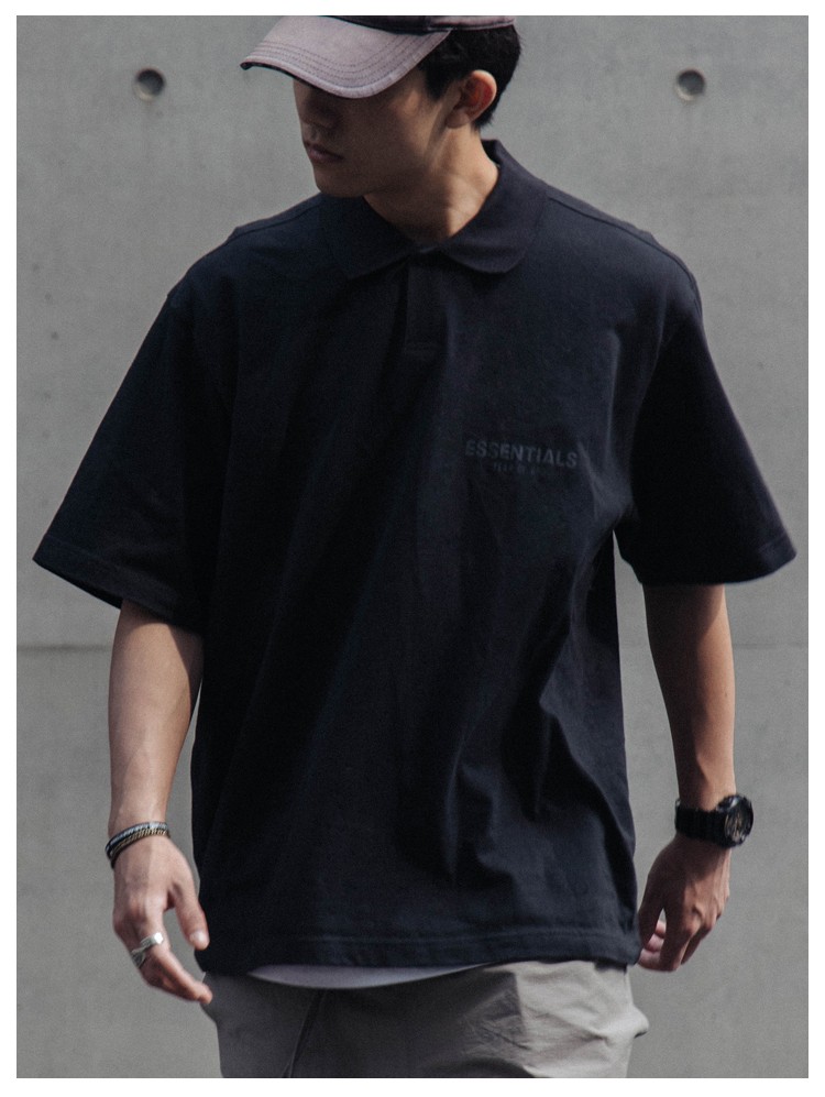 阿伦777 Fear Of God FOG Essentials Tee 20ss短袖Polo衫男女T恤 - 图1