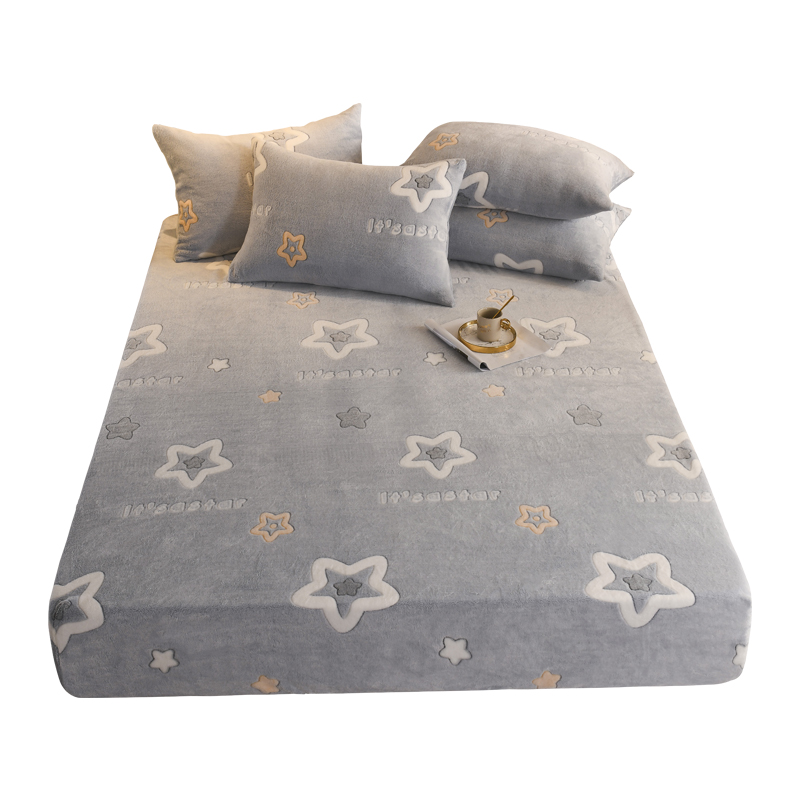 牛奶绒单件2023新款珊瑚绒床套床笠 佐唯爱床笠