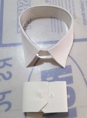 百搭假领子白色男女衬衫秋冬更换