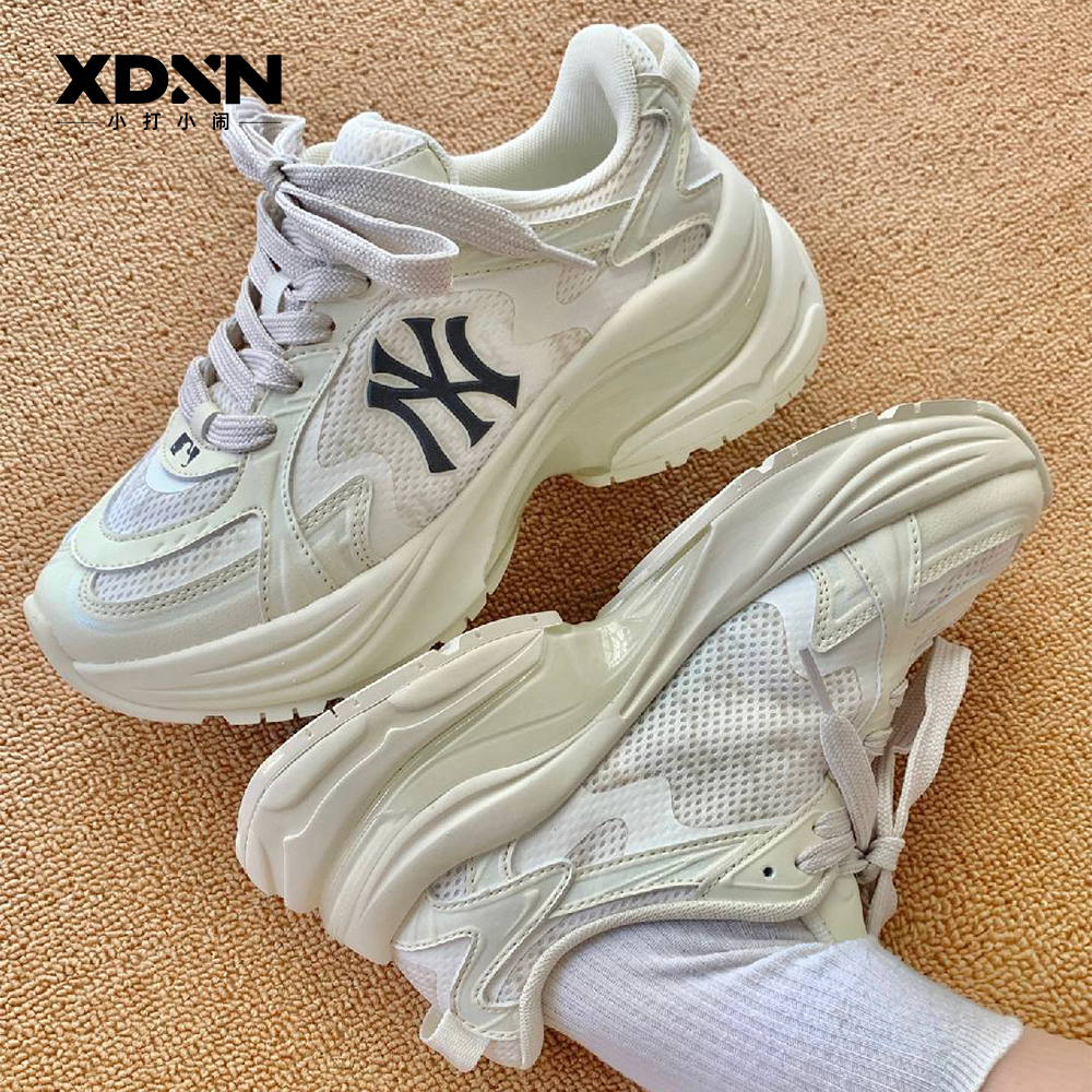 MLB 正品秋季男女休闲百搭跑步鞋男老爹鞋增高女流浪鞋RNSPL - 图2