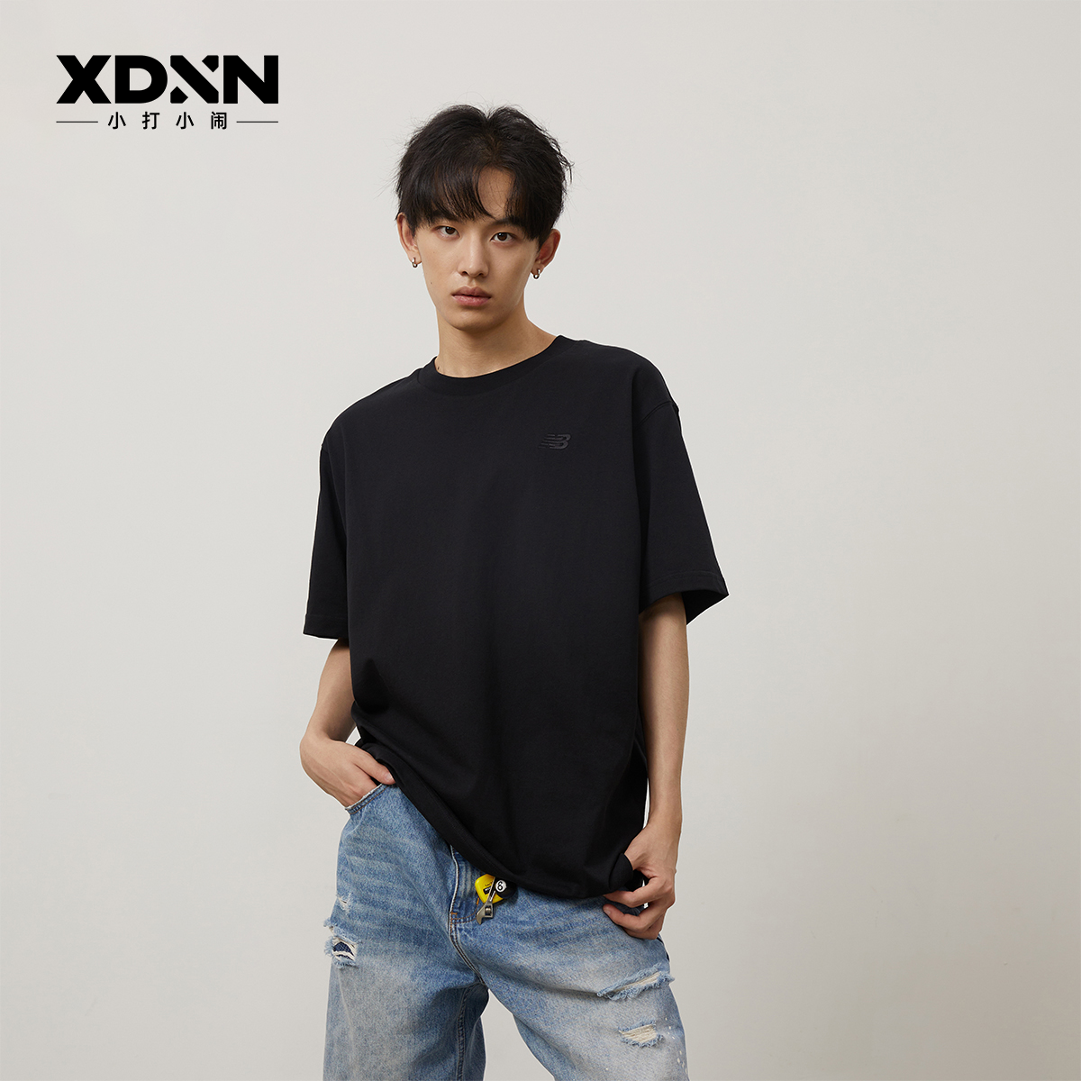 New Balance/NB 官方正品半袖男女情侣短袖秋季宽松T恤AMT41315,淘宝优惠券,粉丝福利购,淘宝优惠卷