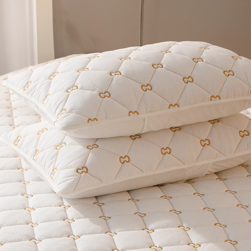 水洗纯棉良品48cm times 74cm枕头套 九九韵枕套