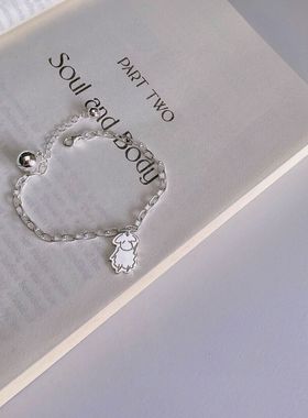 卡通动漫吊牌刻字情侣闺蜜手链