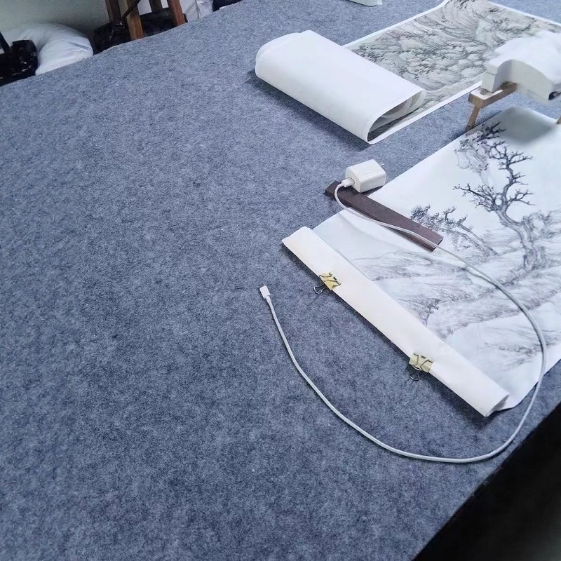 加厚5mm毛毡垫80×1.2国画绘画书法毛毡学生书画毛毡定制毛笔字垫,淘宝优惠券,粉丝福利购,淘宝优惠卷