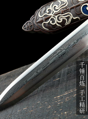神龙宝剑一体硬剑折叠锻打