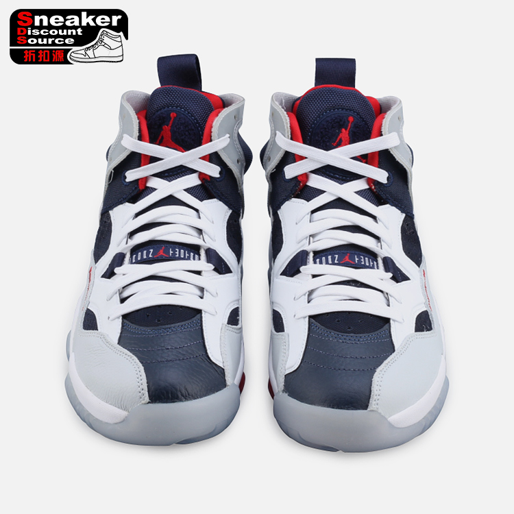 JORDAN Jumpman Two Trey 奥运 男子复古篮球鞋 DO1925-101 - 图1