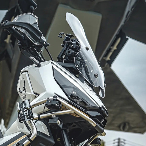 天飞仕适用于升仕368G风挡改装加高挡风368G改装配件前挡护胸板 - 图0