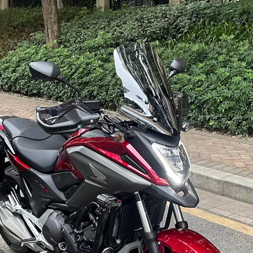 适用本田NC750X改装挡风玻璃NC750X风挡加高前挡风护胸板进口玻璃 - 图2