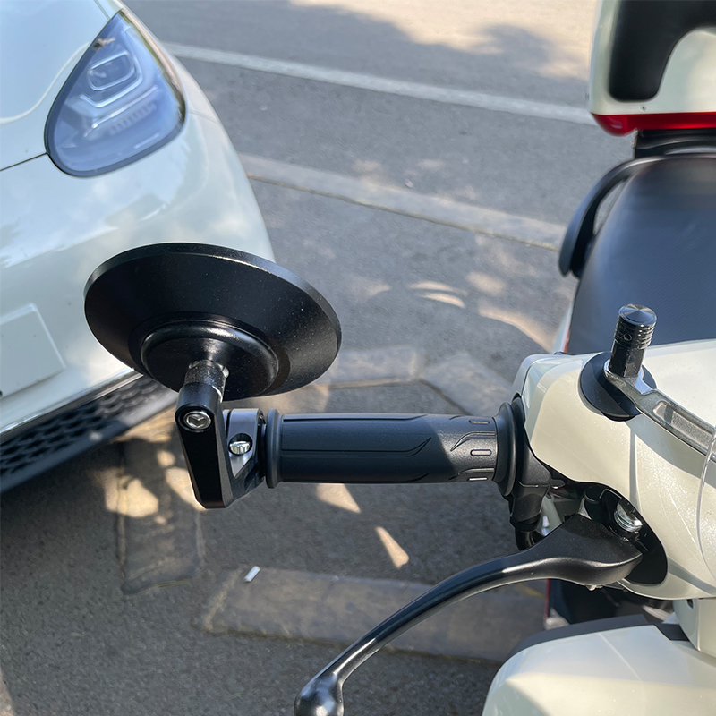 适用本田ns125la手把镜巧格i飞度4姜戈150维多利亚改装手把后视镜 - 图2