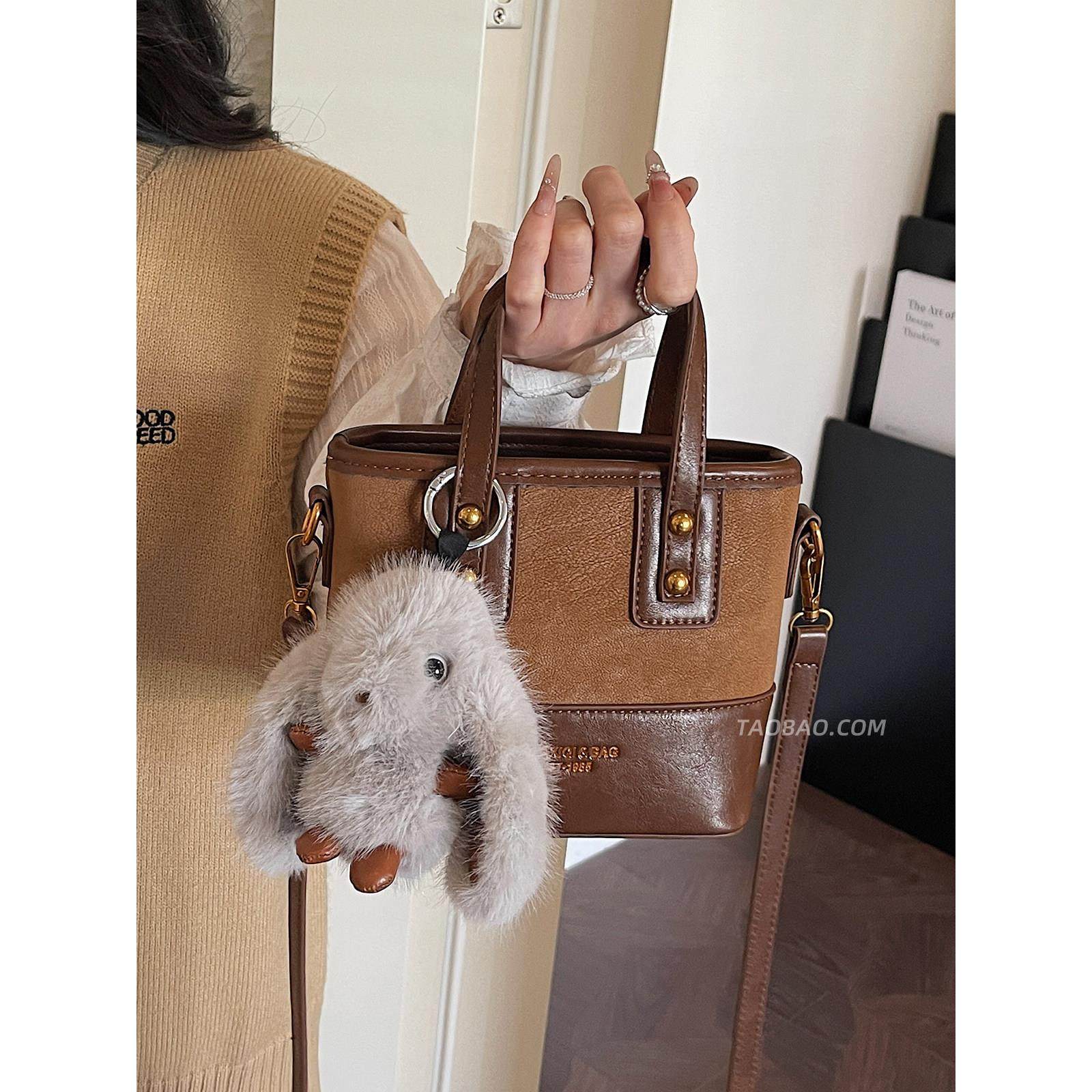 精致超火小包包2026新款时尚百搭女式斜挎包迷你手提水桶包小拎包,淘宝优惠券,粉丝福利购,淘宝优惠卷