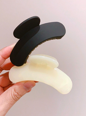 olacc抓夹树脂日韩简约发饰百搭