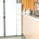 Bathroom and kitchen 18cm ultra-narrow slit storage narrow cabinet