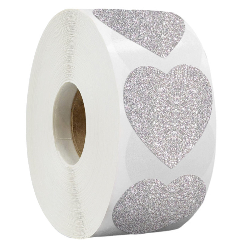 500 sheets/roll glitter gift packaging exquisite stickers
